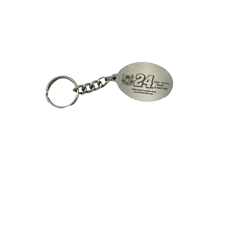 Jeff Gordon #24‎ Winston Cup Champion 1995 1997 1998 Pewter NASCAR Keychain